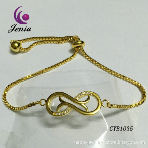 Jenia High Quality Custom LOGO Chain Button Bracelet
